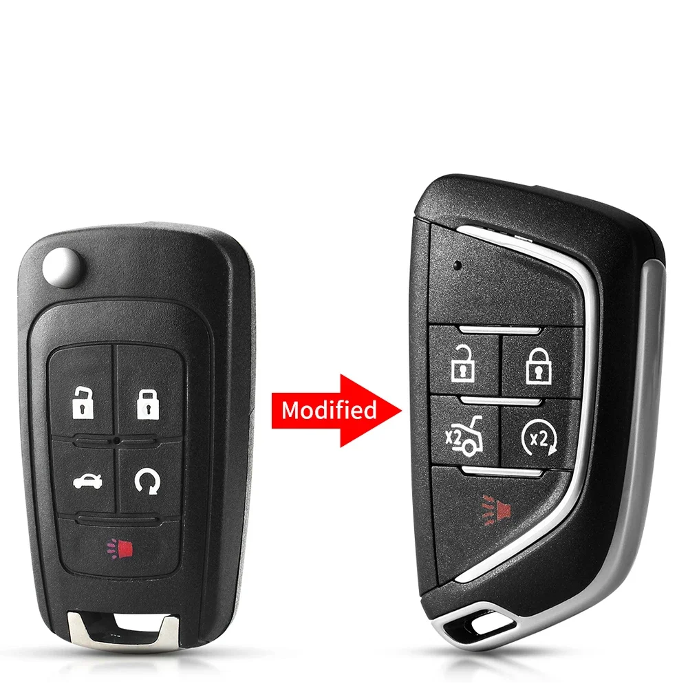 

KEYYOU 1 шт. для Chevrolet Cruze для OPEL Insignia Astra J Zafira Автомобильный пульт дистанционного управления модифицированный Автомобильный ключ сменный корпус