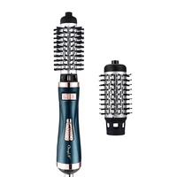 2 in 1 professional 220v auto rotary 1000w hair blow dryer hair curler comb hot air brush straightener styling tools