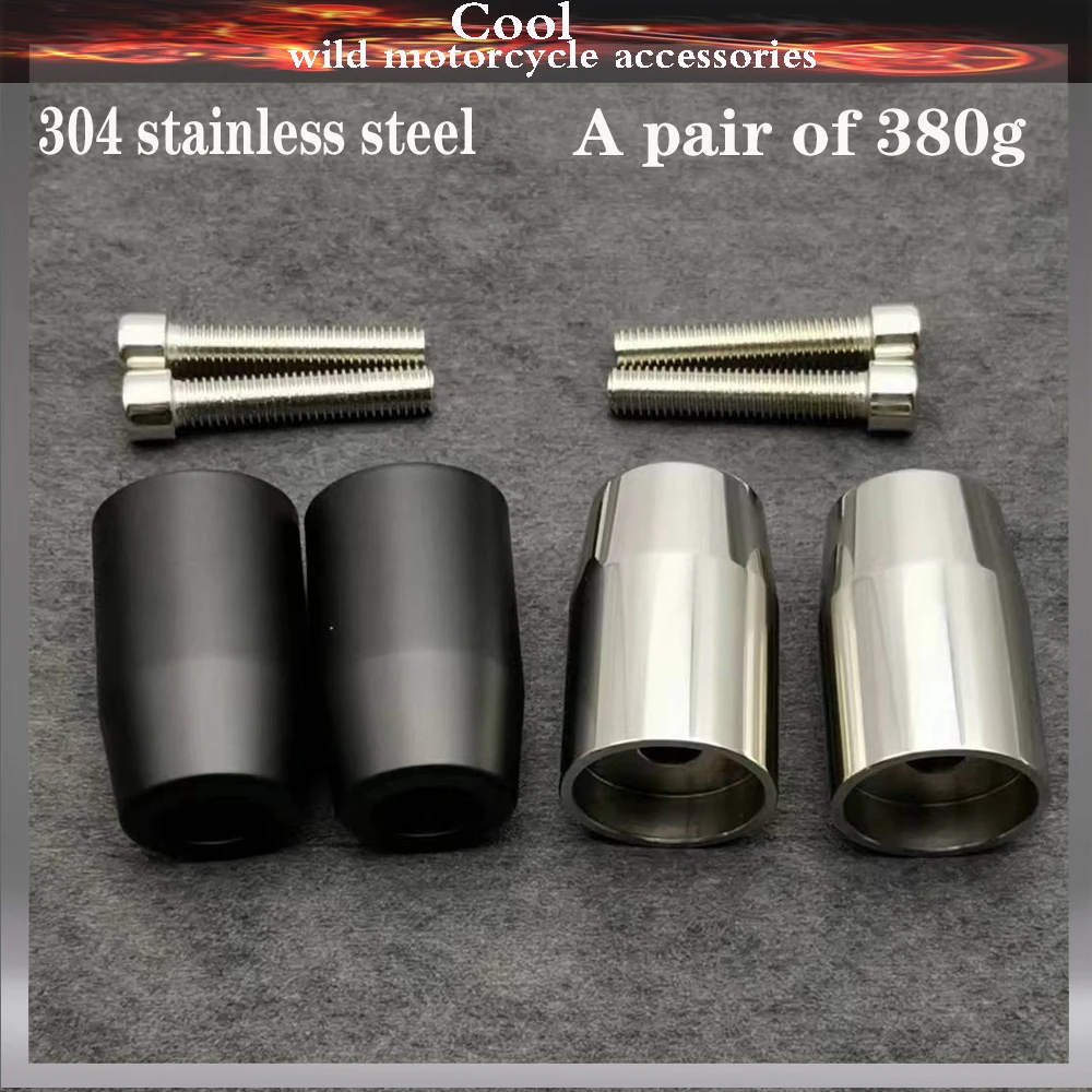 

Handle Bar End For Kawasaki z125 z300 z400 z650 z900rs 304 stainless steel motorcycle Handlebar Bar Ends Sliders Balance Parts