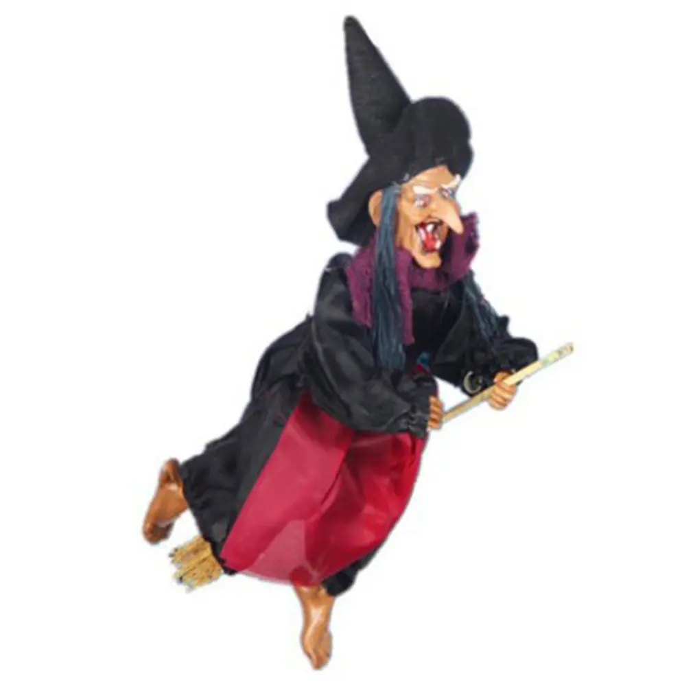 

Хэллоуин Висячие анимированные говорящие ведьмы реквизит Смеющийся звуковой контроль декор Хэллоуин ужас реквизит анимированные говорящ...