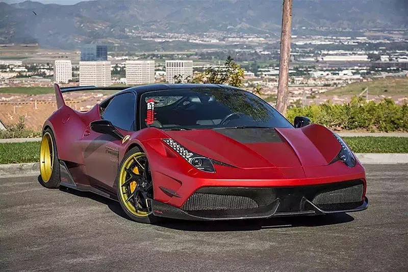 Высококачественный Комплект кузова автомобиля для Ferrari 458 Italia и Spider обновление