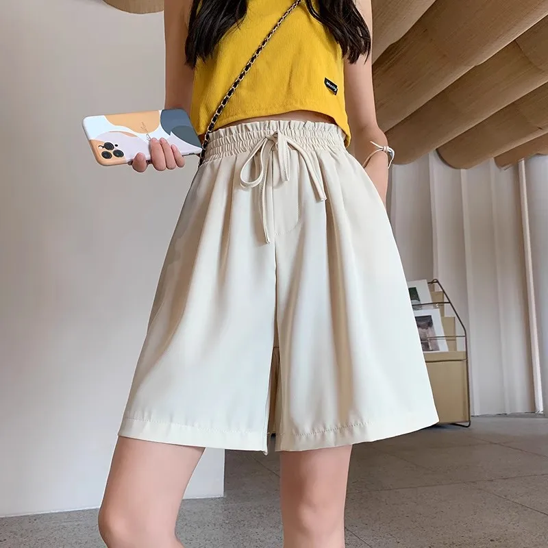 Women's Y2K Clothes Summer Loose New Wide Leg Knee Skirts Pants Skinny Casual Short Skirts Women Fashion Korean Style 2023