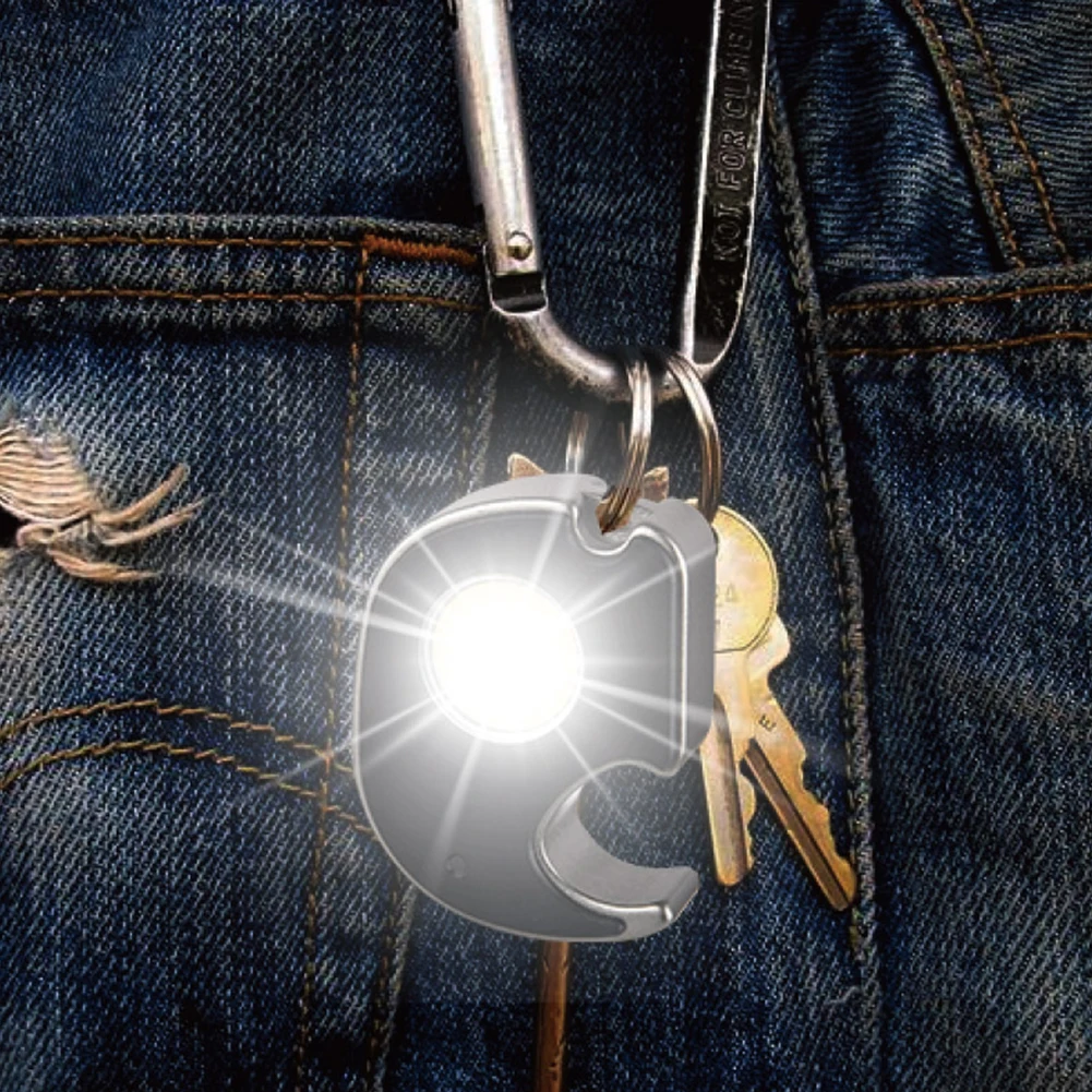 

COB LED Mini Keychains Flashlight 8 Modes Waterproof Portable Pocket Clip Work Lamp Torch for Outdoor Camping Fishing Climbing