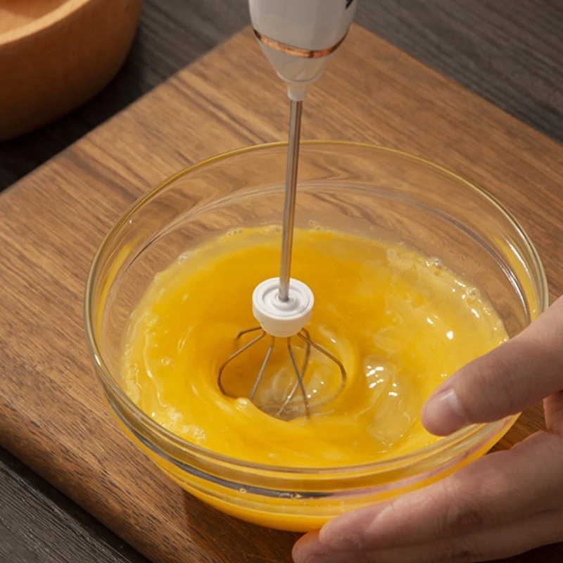 

Electric Whisk USB Recharge Three Speed Adjustment Kitchen Cooking Tools Bubbler Egg Cream Sauce Stirrer
