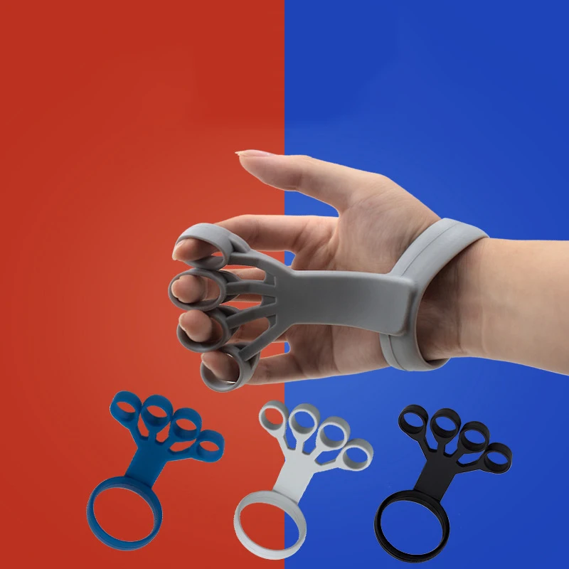 

Silicone Grip Device Finger Exercise Stretcher Arthritis Hand Grip Trainer