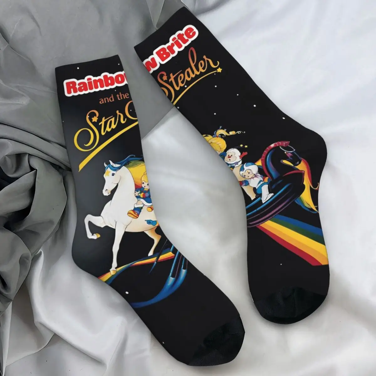 Носки Rainbow Brite зимние мультяшные телевизионные чулки новинка мужские теплые