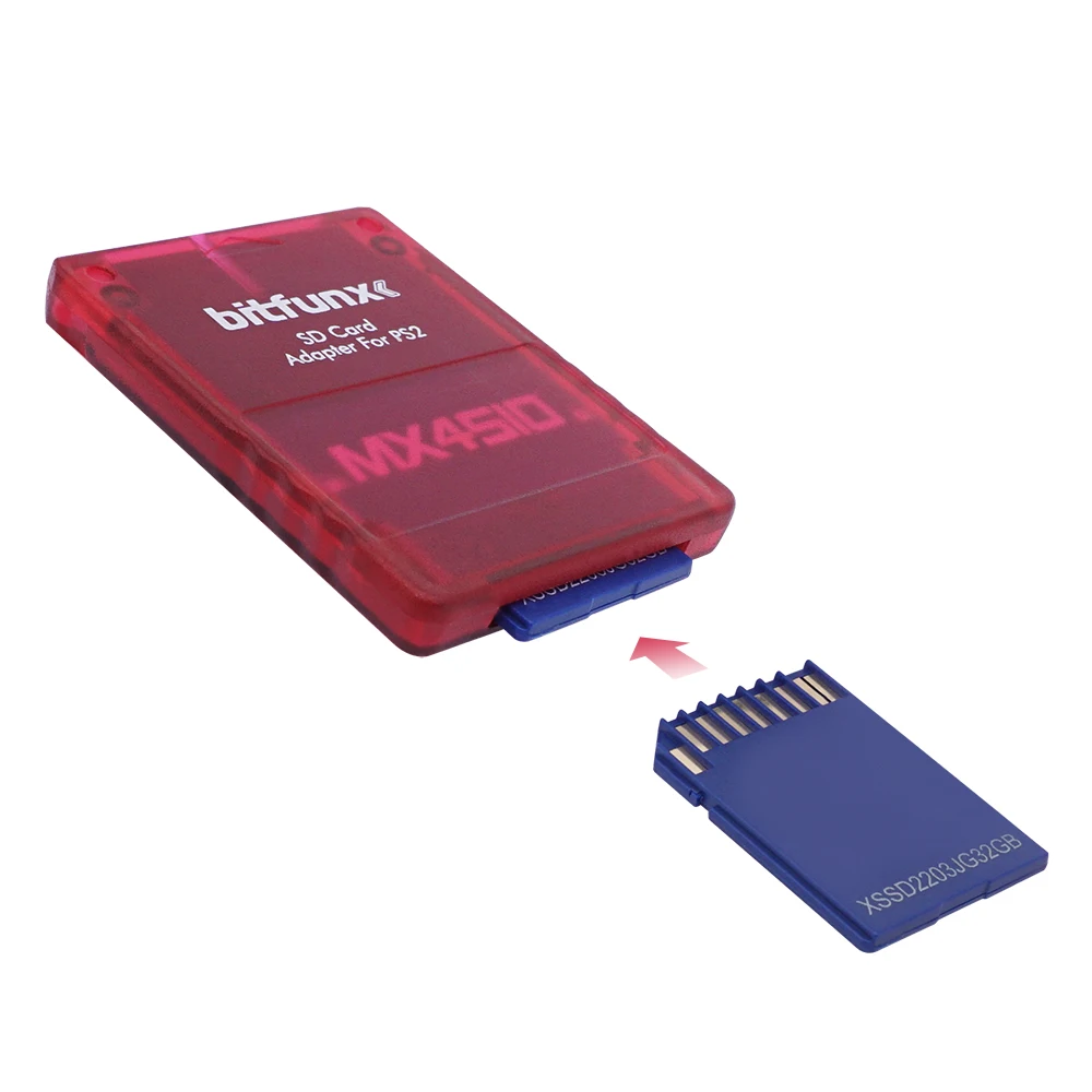 Адаптер для SD-карты MX4SIO SIO2SD PS2 FAT игровые консоли + V1.966 64 Мб FMCB OPL1.2.0 комбинированная
