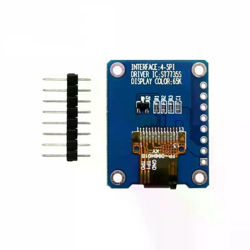 Фото 0,96-дюймовый IPS LCD TFT дисплейный модуль 160x80 HD 65K с интерфейсом SPI ST7735S 3,3В для проектов Raspberry Pi DIY №2