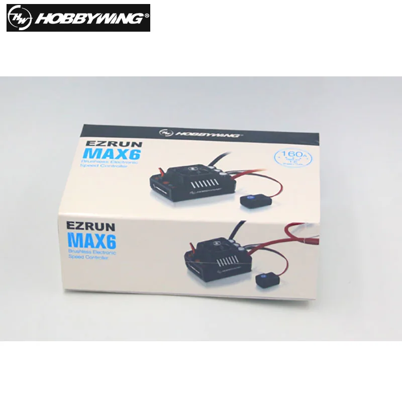 Безсенсорный бесщеточный двигатель HobbyWing EZRUN MAX6 EZRUN-SL 4985 1650KV 5687SL 1100KV с 160A ESC для