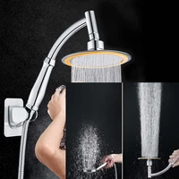 new 6 inch abs bathroom shower head ultra thin large rainfall shower head high pressure hand held shower head