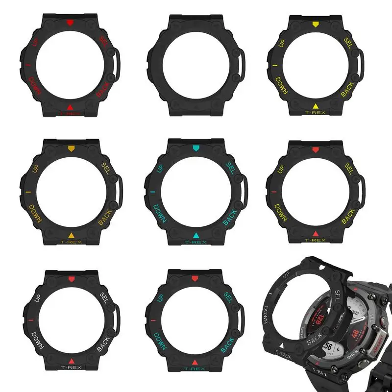 

Защитный чехол из поликарбоната для смарт-часов Huami T-Rex 2, защитная рамка для бампера Amazfit T rex 2