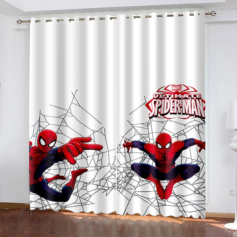 

Disney Curtain Cartoon Spiderman Hero for Living Room Blackout Curtain for Bedroom Home Decoration Custom Curtains