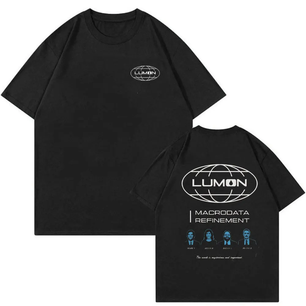 Фото Футболка унисекс Lumon Severance ТВ-шоу Macrodata Refinement Severance Lumon Графические футболки Мужчины Женщины Хлопковая футболка Летняя рубашка №3