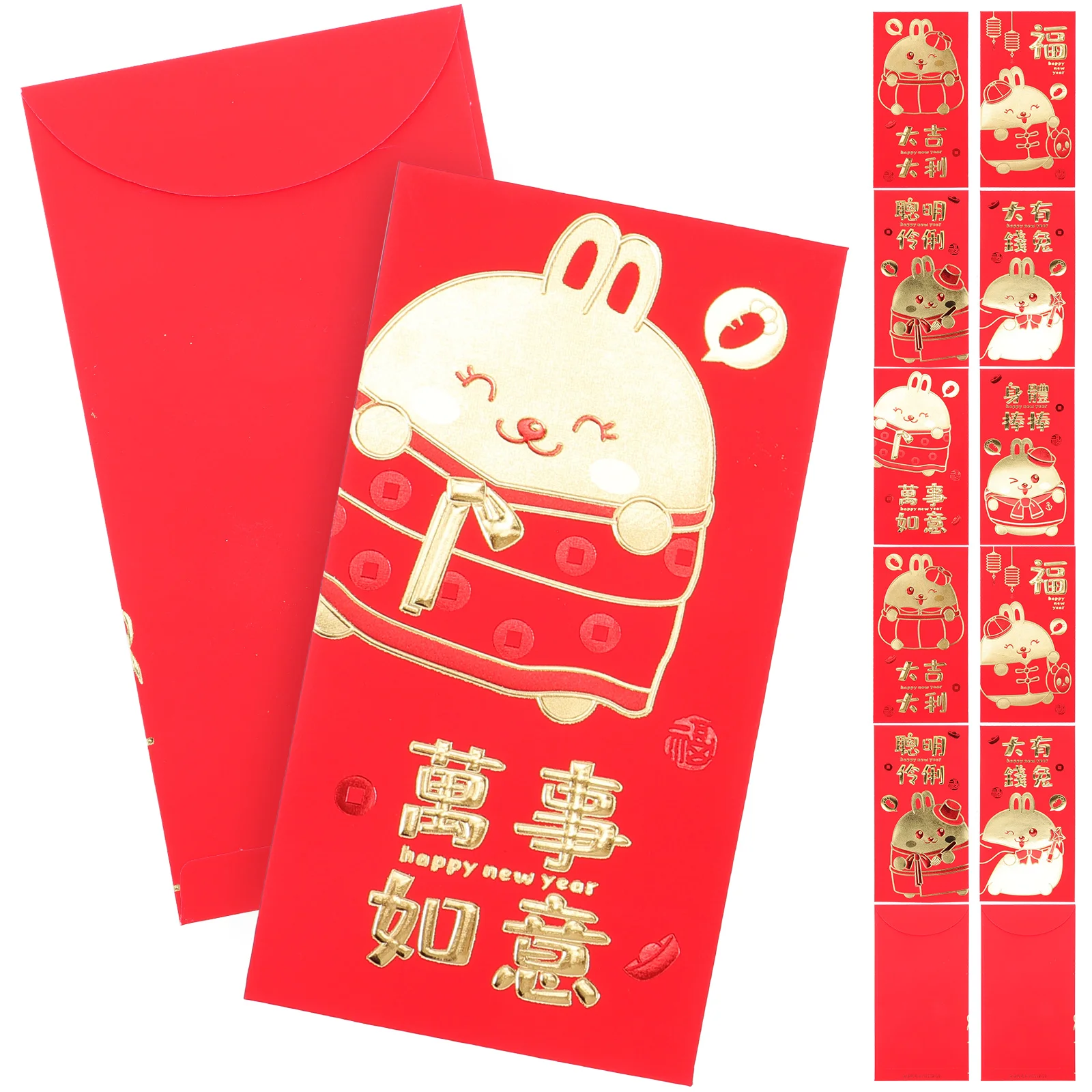 

Red Year Packet Envelope Rabbit Money Festival Envelopesthe Spring Packets Zodiac Chinese New Lucky Gift Bag Cartoon Pocket