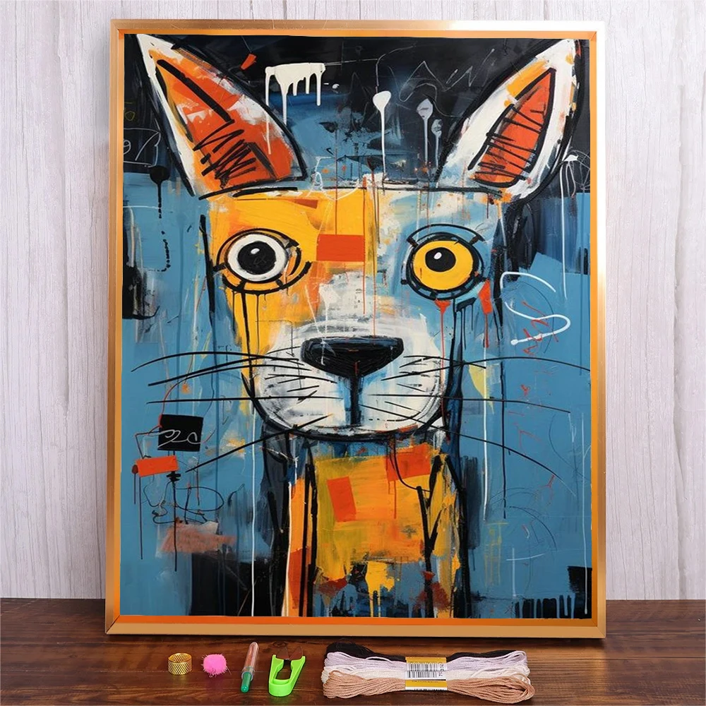 Стартовые наборы с принтом собаки из мультфильма набор для вышивания цветных