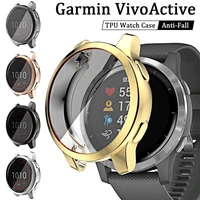 donmeioy tpu watch case for garmin vivoactive 4 3 music watch case cover