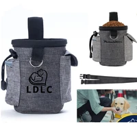 portable dog training treat bag puppy snack waist bag dog walking snack feed pocket pouch dog training bags pet accessories