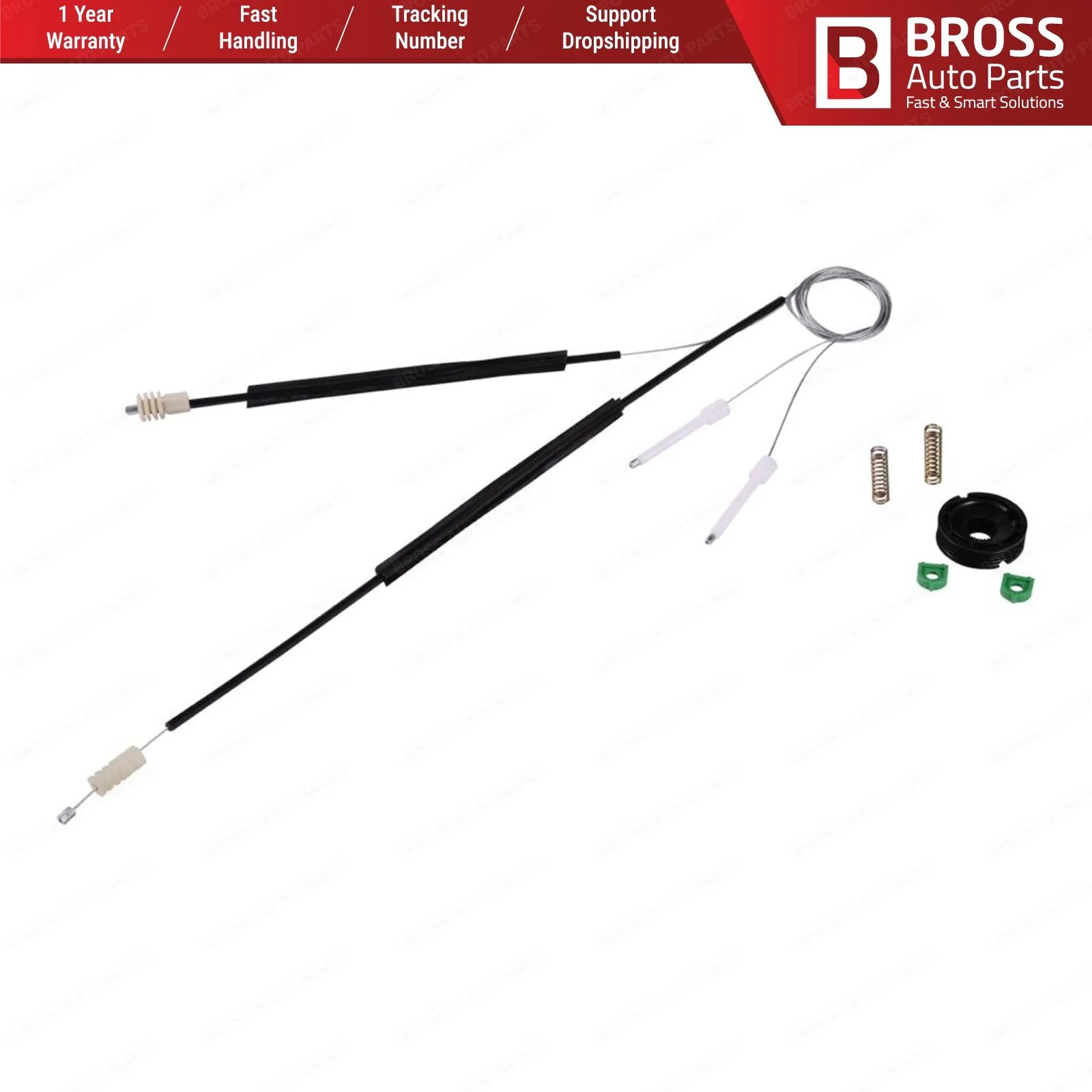 Bross автозапчасти BWR1050 электрическая мощность регулятор окна Ремонтный комплект