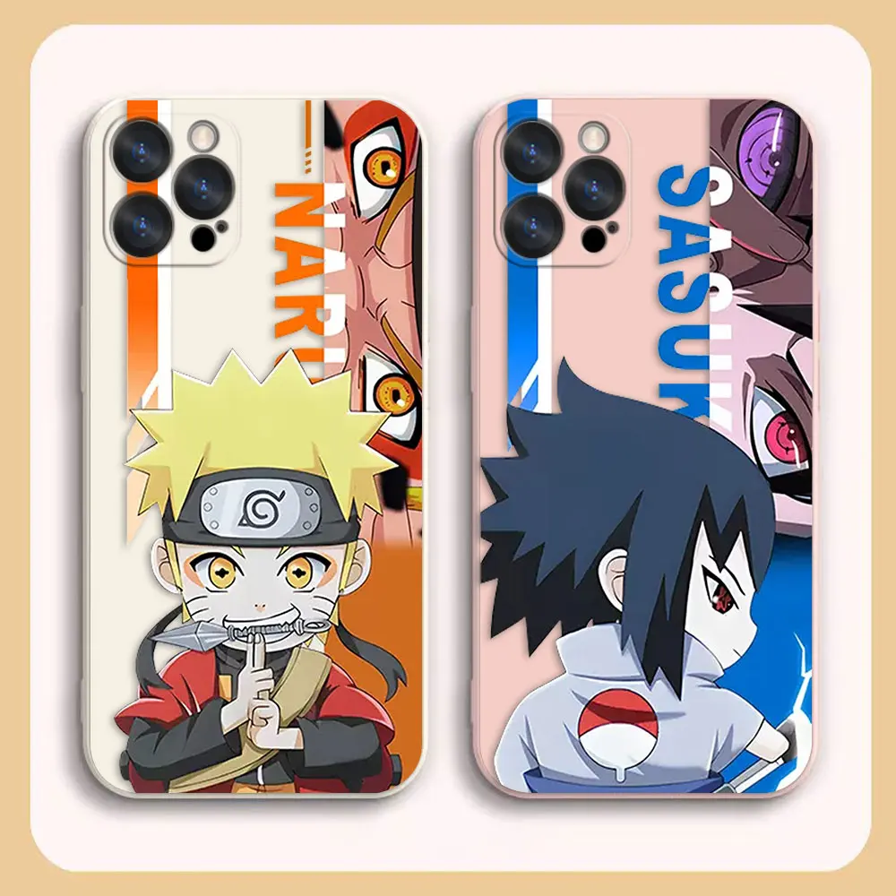 

Ninja U-Uchiha-S-Sasuke Case For Apple iPhone 14 13 12 11 Pro XS Max Mini X XR SE 7 8 6 6S Plus Colour Shockproof Liquid Case