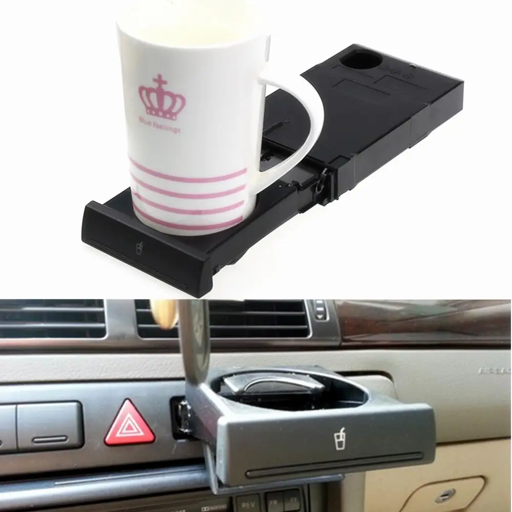 

Car Drink Holder Dashboard Stretch Foldable Drink Cup Holder For C5 A6 98-05 A4 1998 - 2002 Interior Accessries