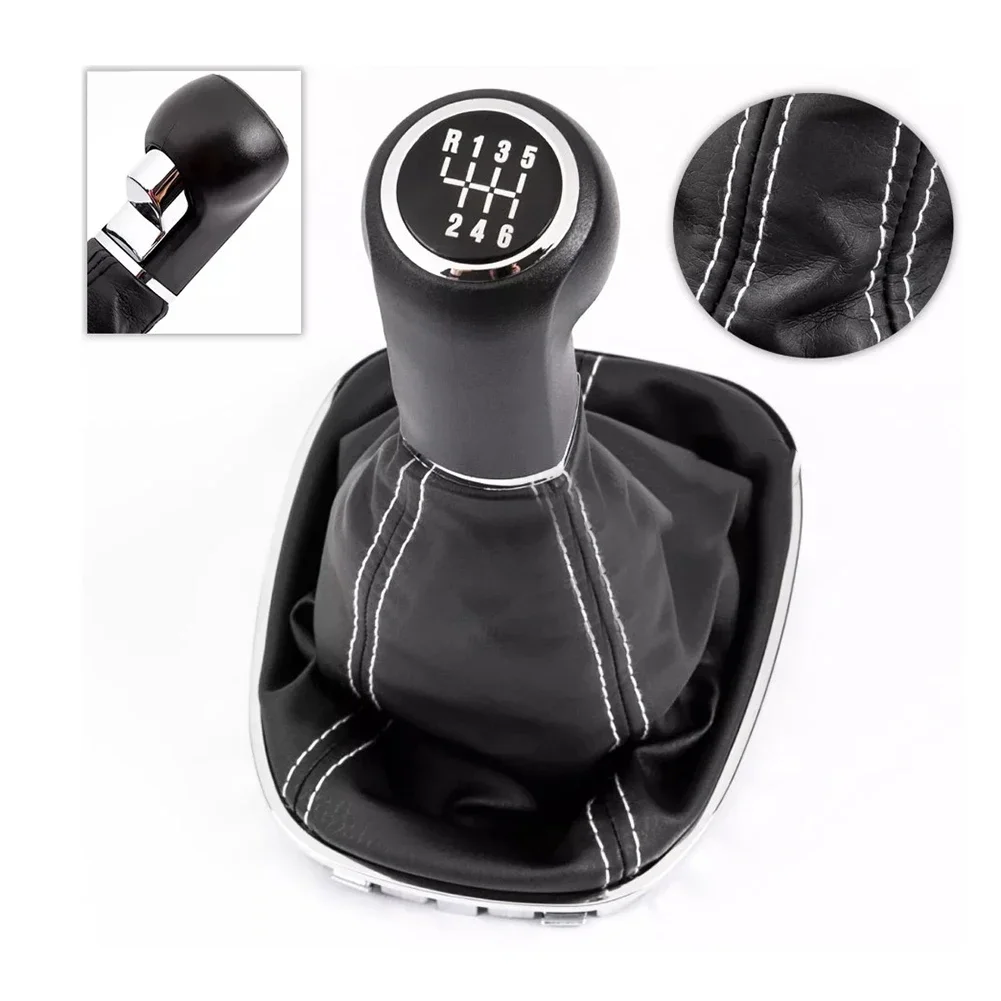 Для Opel Corsa D S07 2006-2014 кнопка переключения передач + манжета черная 6-скоростная