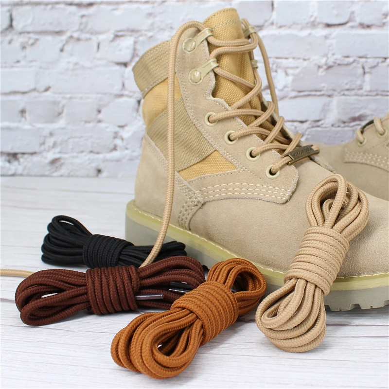 

1 Pair Classic Solid Round Shoelaces Durable Polyester Shoe laces Boot Laces Sneaker Shoelace 80cm 100cm 120cm 140cm 160cm