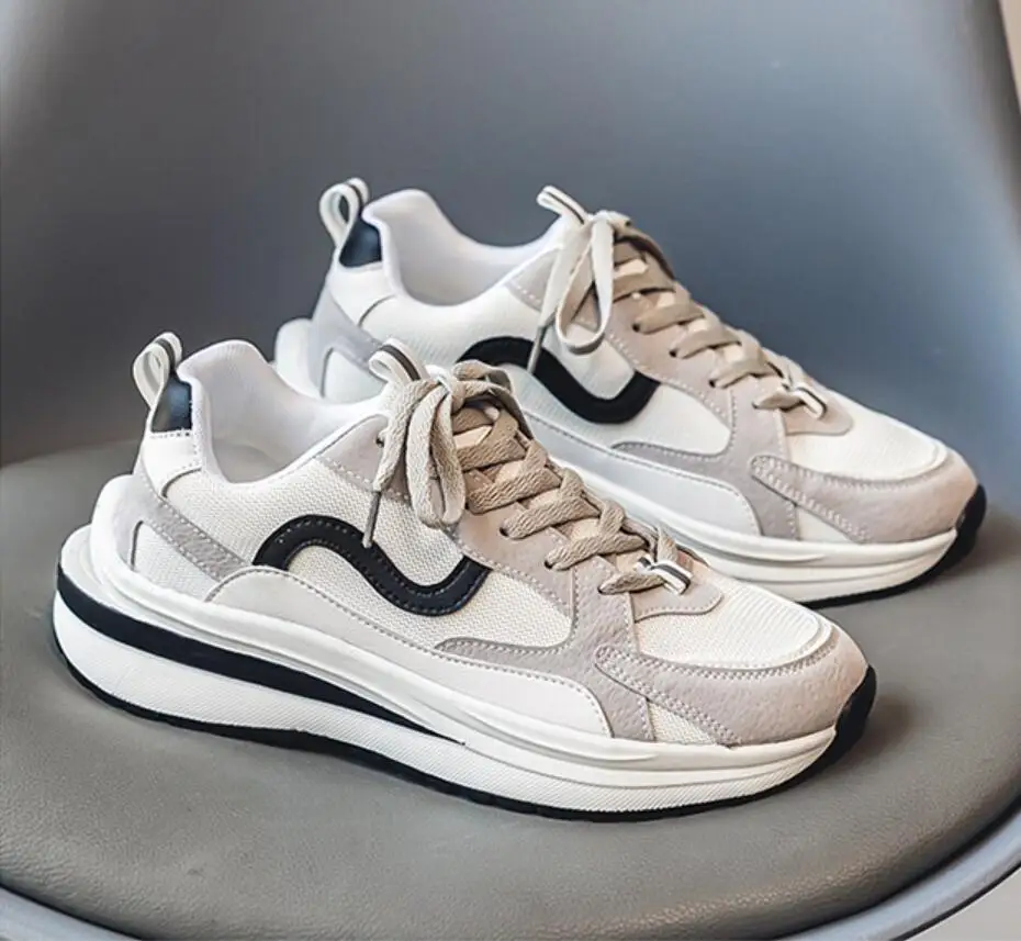 

Breathable Men Casual Sports Shoes Comfortable Mesh Low Cut Lace-Up Leisure Outdoor Non-Slip Male Running Sneakers 39-44