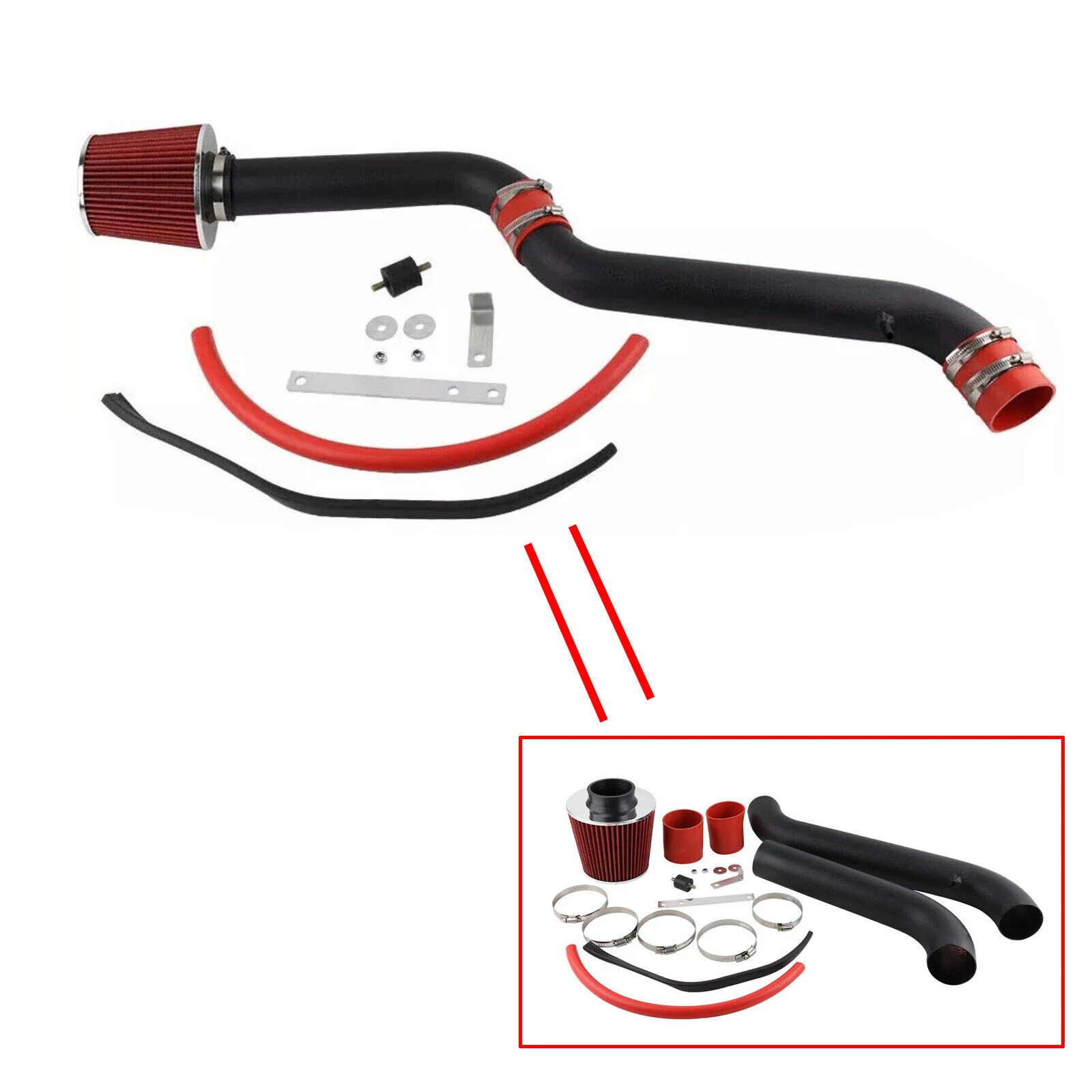 Модернизированная впускная труба впускной индукционный комплект холодного