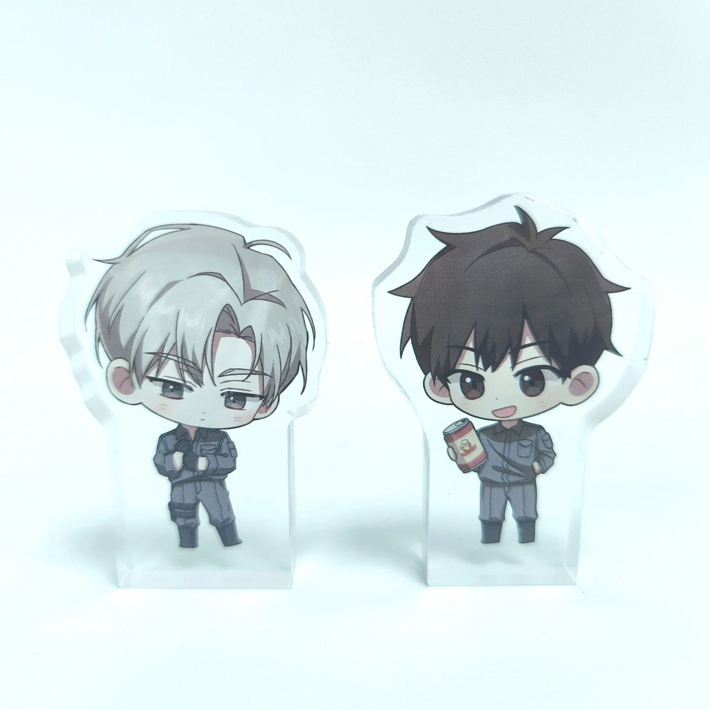 Фото Passion Raga Code Name Roses and Champagne Chibi Mini Block Yaoi Manhwa Брелок Акриловая Подставка Аниме-Коллекционный Декор для Стола №2