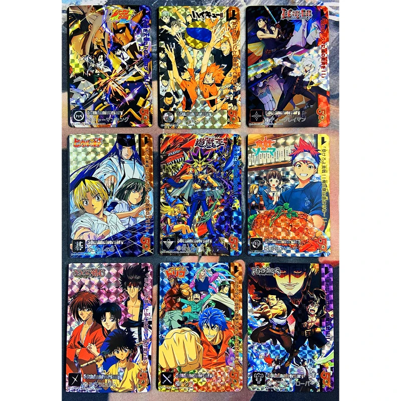 

9 шт./компл. скачок 50 Yu Gi Oh Toys хобби Коллекционная игра