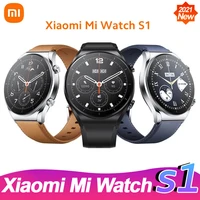 latest xiaomi mi watch s1 smartwatch 1 43amoled display 12 day battery service life gps 5atm water density smart wristwatch