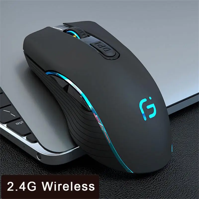 

Мышь компьютерная беспроводная игровая, 2,4 ГГц, 2400 DPI, бесшумная