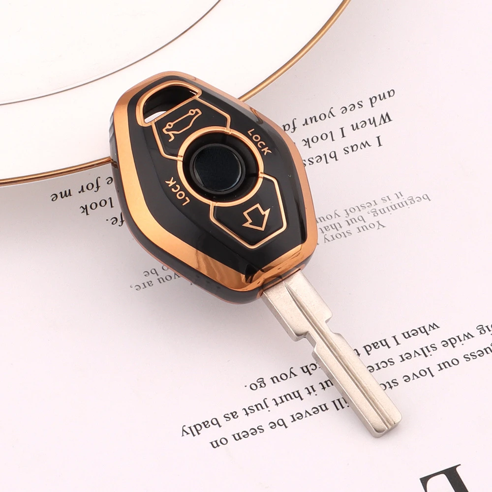 

Чехол для автомобильного ключа из ТПУ, защитная оболочка для BMW 3, 5, 7, серия E38, E39, E46, E83, M5, 325i, X3, X5, Z3, Z4, аксессуары