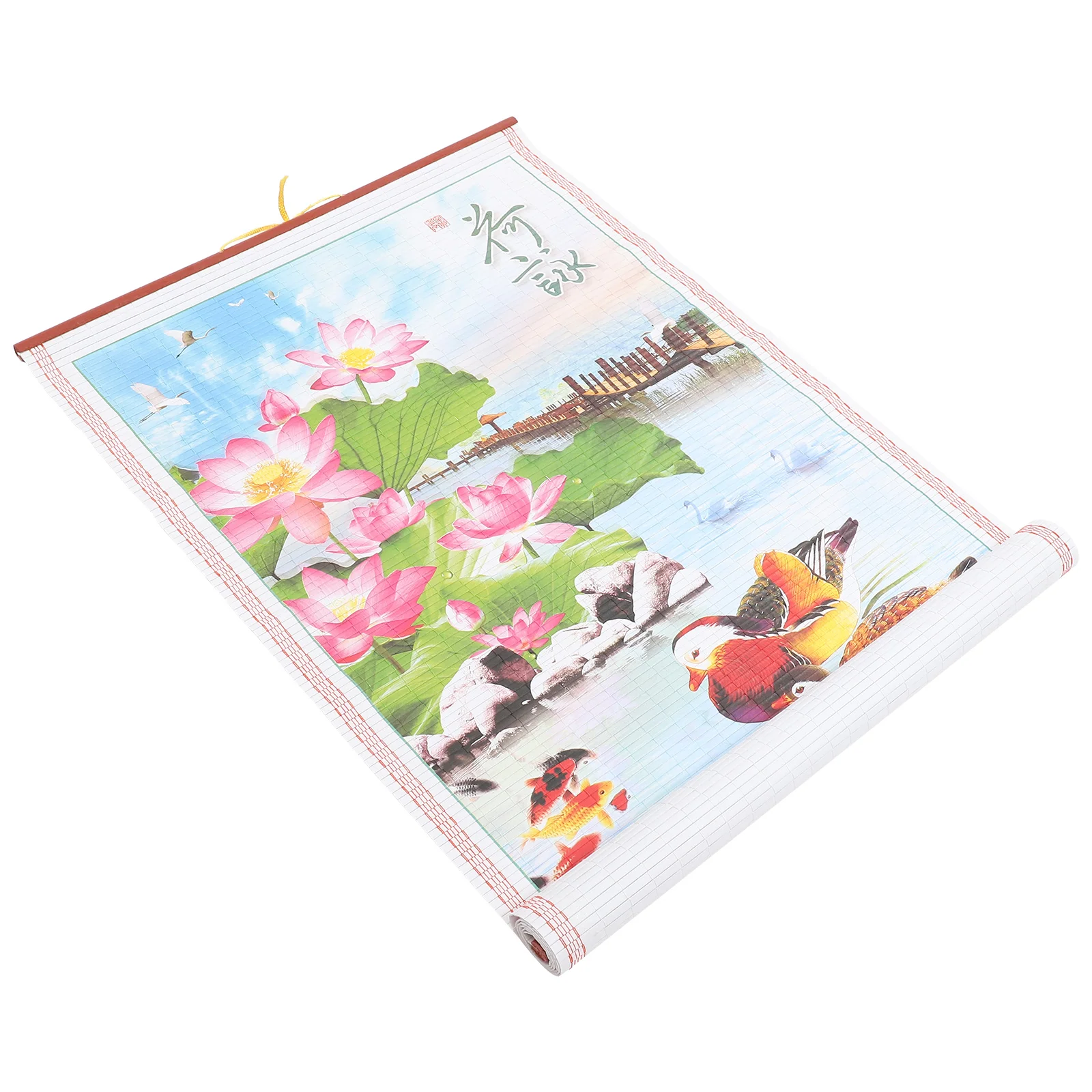 

Wall Calendar Chinese Scroll Room Decor 2024 Hanging Ear Paper Office Traditional Monthly