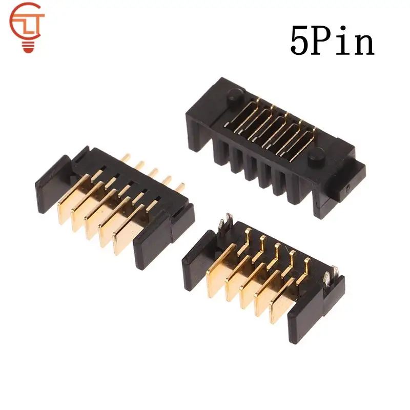 1Pc 125V 5Pin Laptop Battery Connector Pitch 2.0mm Holder Clip Slot Contact Male and Female plug Laptop Notebook Accessories