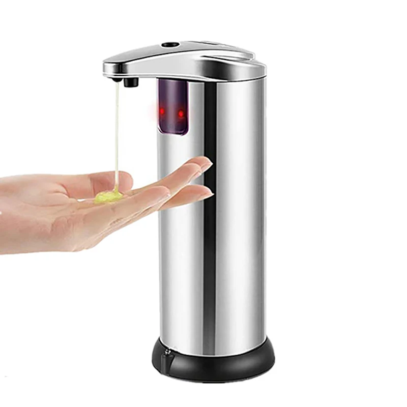 

Liquid Soap Dispenser for Stainless Steel Automatic Induction Soap Dispenser 250ML Smart Sensor Sanitizer Home Kitchen Bathroom