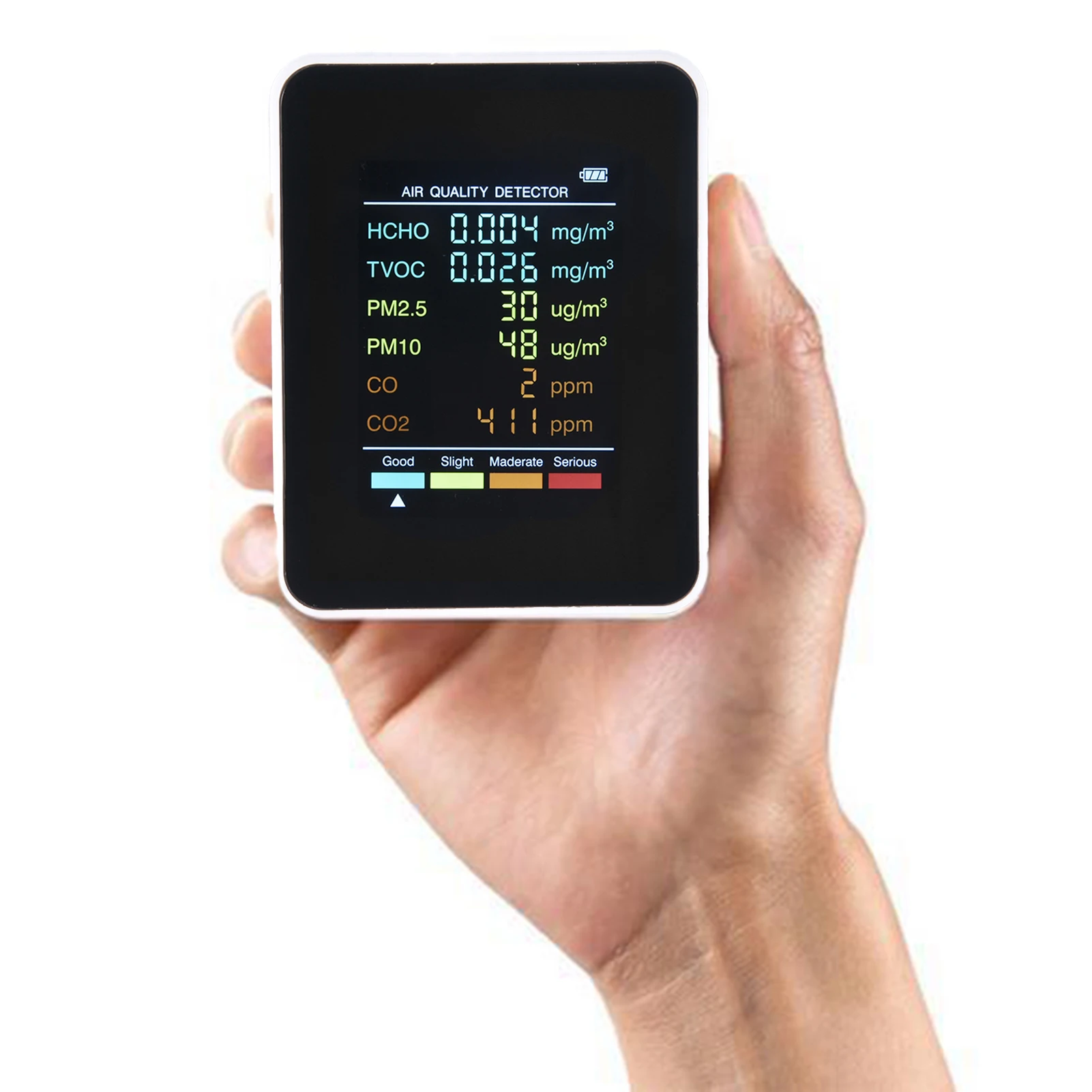 

Indoor Carbon Dioxide Monitor NDIR Sensor Indoor CO2 Detector NDIR Sensor Air Quality Monitor With Temperature Humidity For