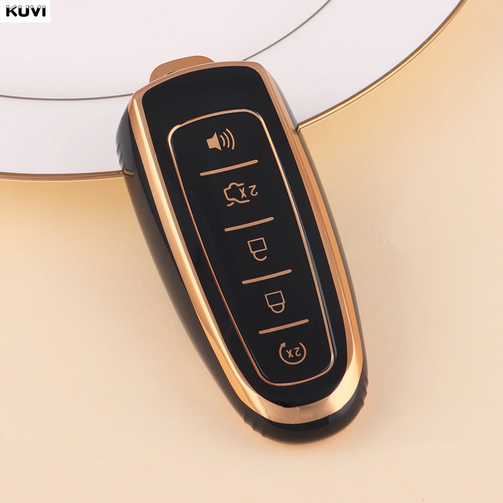 

Чехол Для Автомобильного Ключа С 5 Кнопками Для Ford Explorer, Edge, Escape, Flex, Taurus 2011-2015, TPU, Смарт-брелок