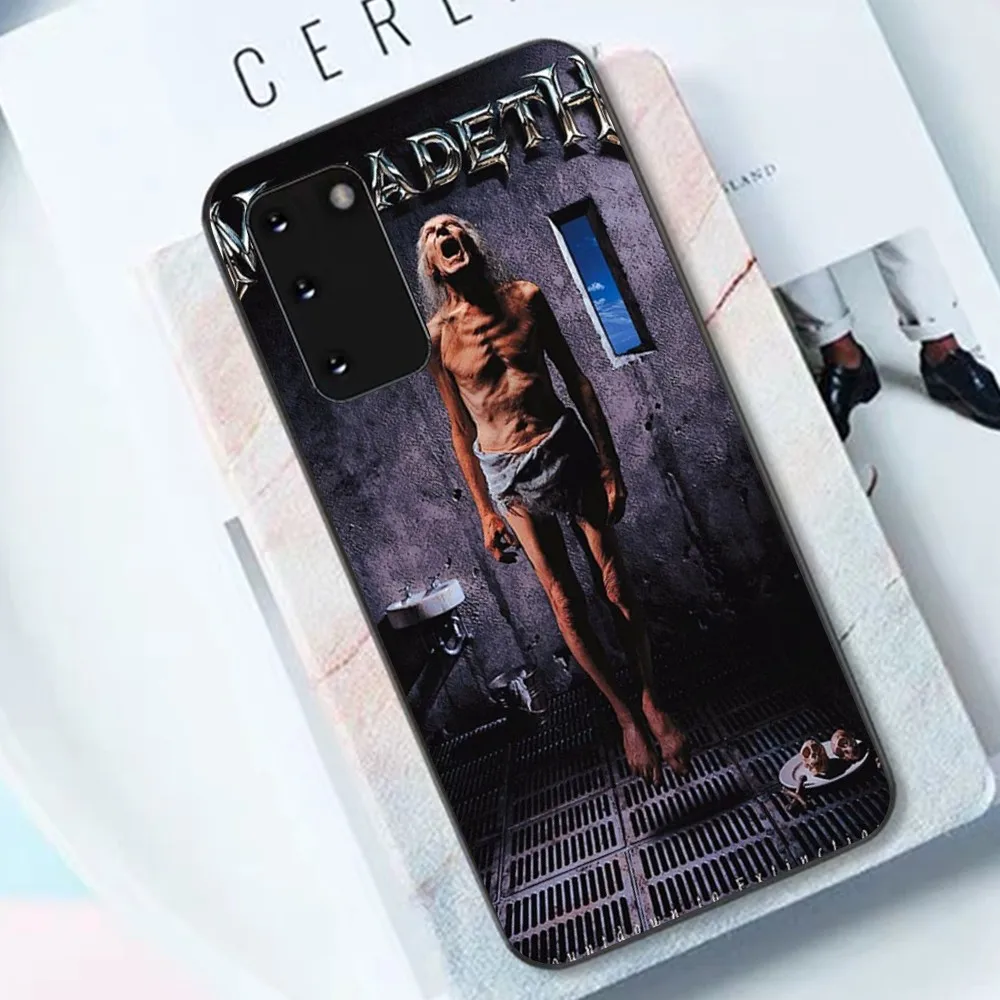 Rock M-Megadeths Music Phone Case For Samsung S 9 10 20 21 22 23 30 24 Plus Lite Ultra FE S10lite Fundas