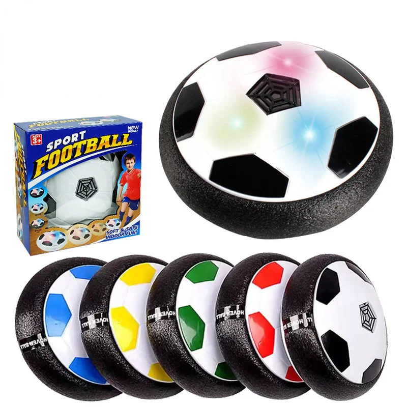 

18cm Indoor Football Toy Mini Ball Air Cushion Suspended Flashing Music Sports Fun Soccer Educational Game Gift for Children
