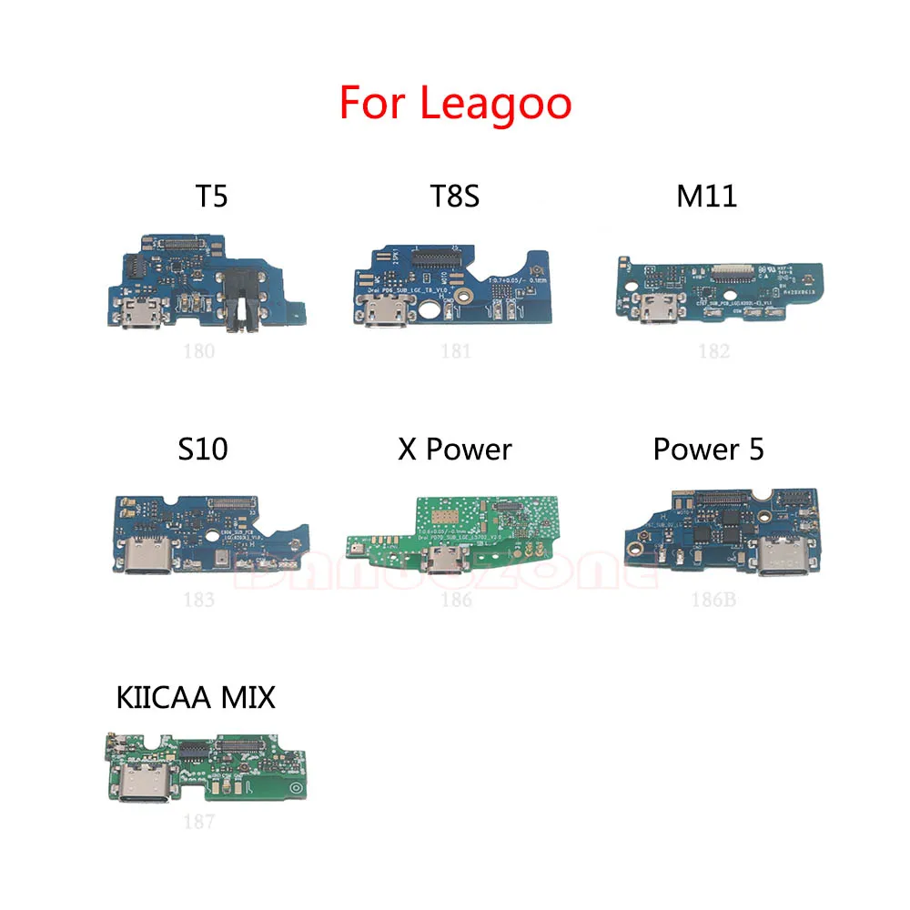 Для Leagoo T8S M11 T5 S10 X Power 5 KIICAA MIX USB-коннектор для зарядной док-станции разъем