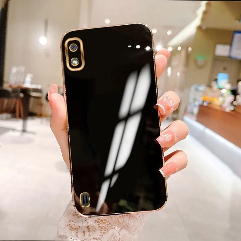 Для Samsung Galaxy A10 A105F Чехол 6D Покрытие Силиконовый ТПУ Бампер Задняя крышка