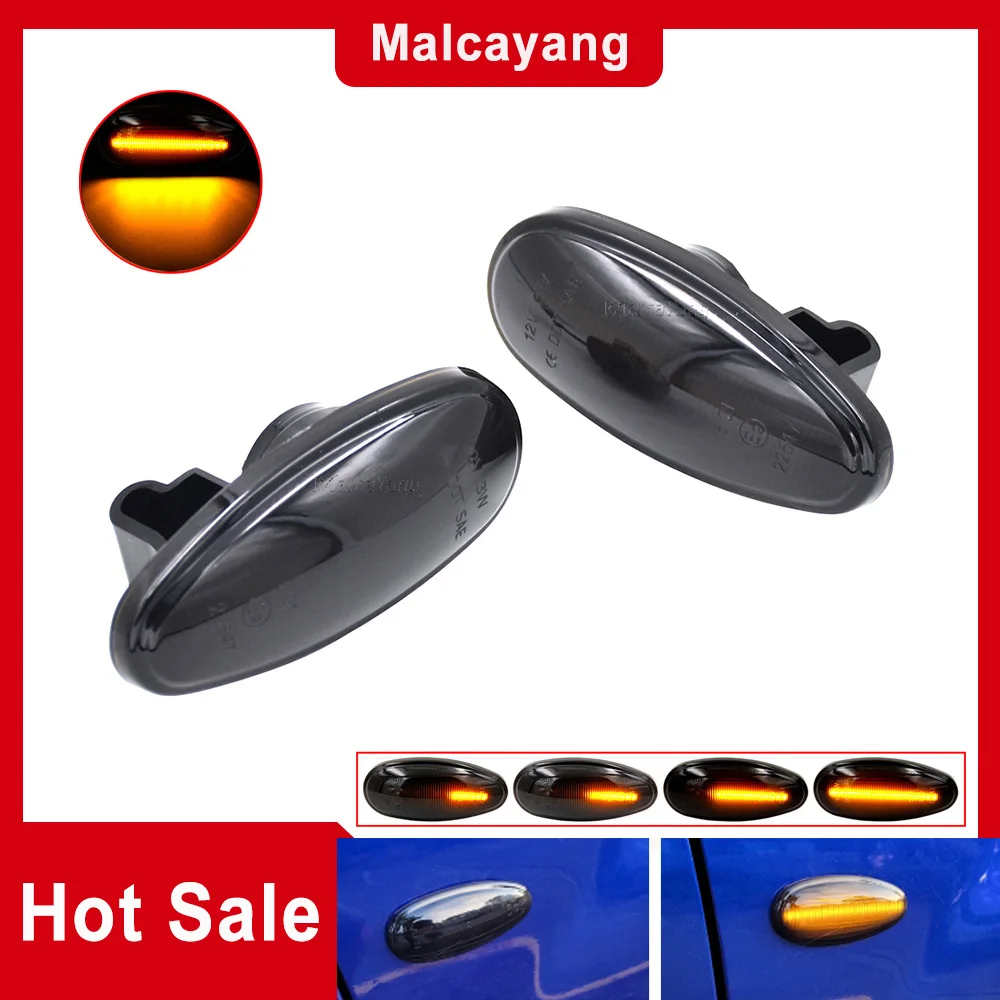 

Side Marker Lamp Car Parts For Mitsubishi Pajero Shogun 3 Sport K9 Galant Outlander Lancer Dynamic LED Turn Signal Light