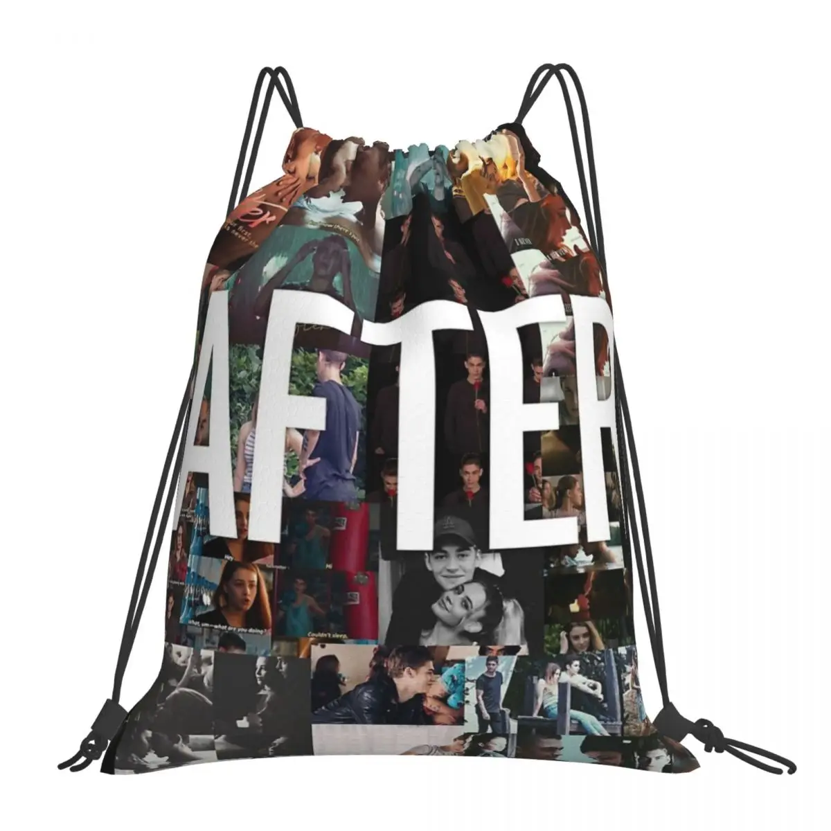 

Рюкзаки на шнурке для путешествий, школы, с карманами