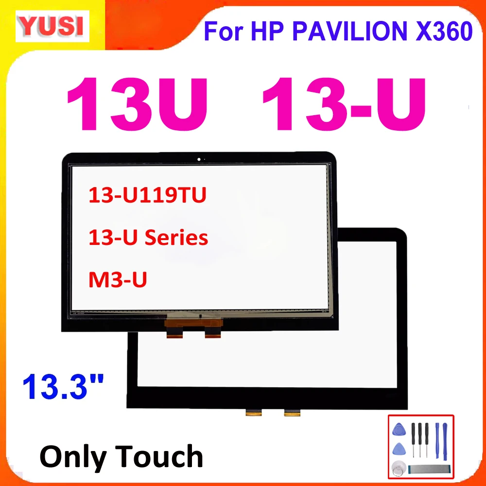 Фото Замена экрана для HP PAVILION X360 13U, сенсорный дигитайзер, 13,3 дюйма, 13-U119TU, серия 13-U, M3-U, замена (не LCD) №2
