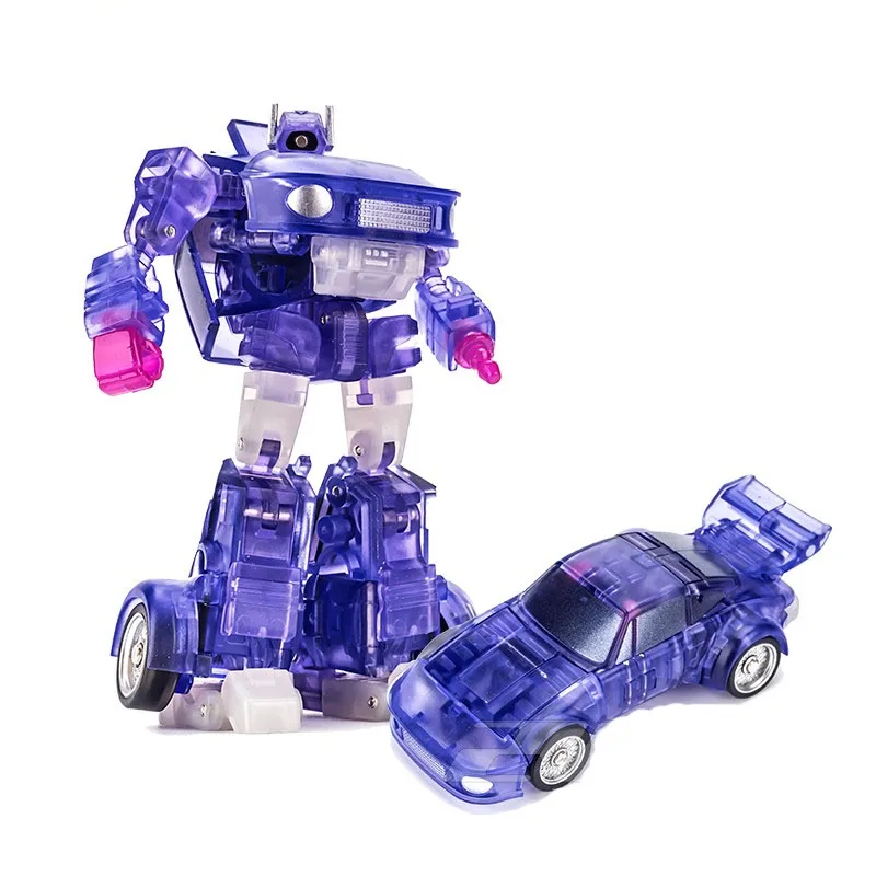 

Transformers Robot Kids ToysNewage NA H2PT Transparent Longarm Shockwave Vizla Action Figures Model Collection Hobby Gifts