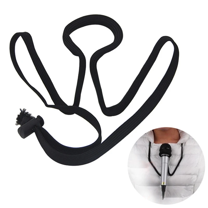 

Close-Up Props Hanging Wheat Shelf Microphone Neck Bracket Hands-Free Bracket Microphone Chest Hanging