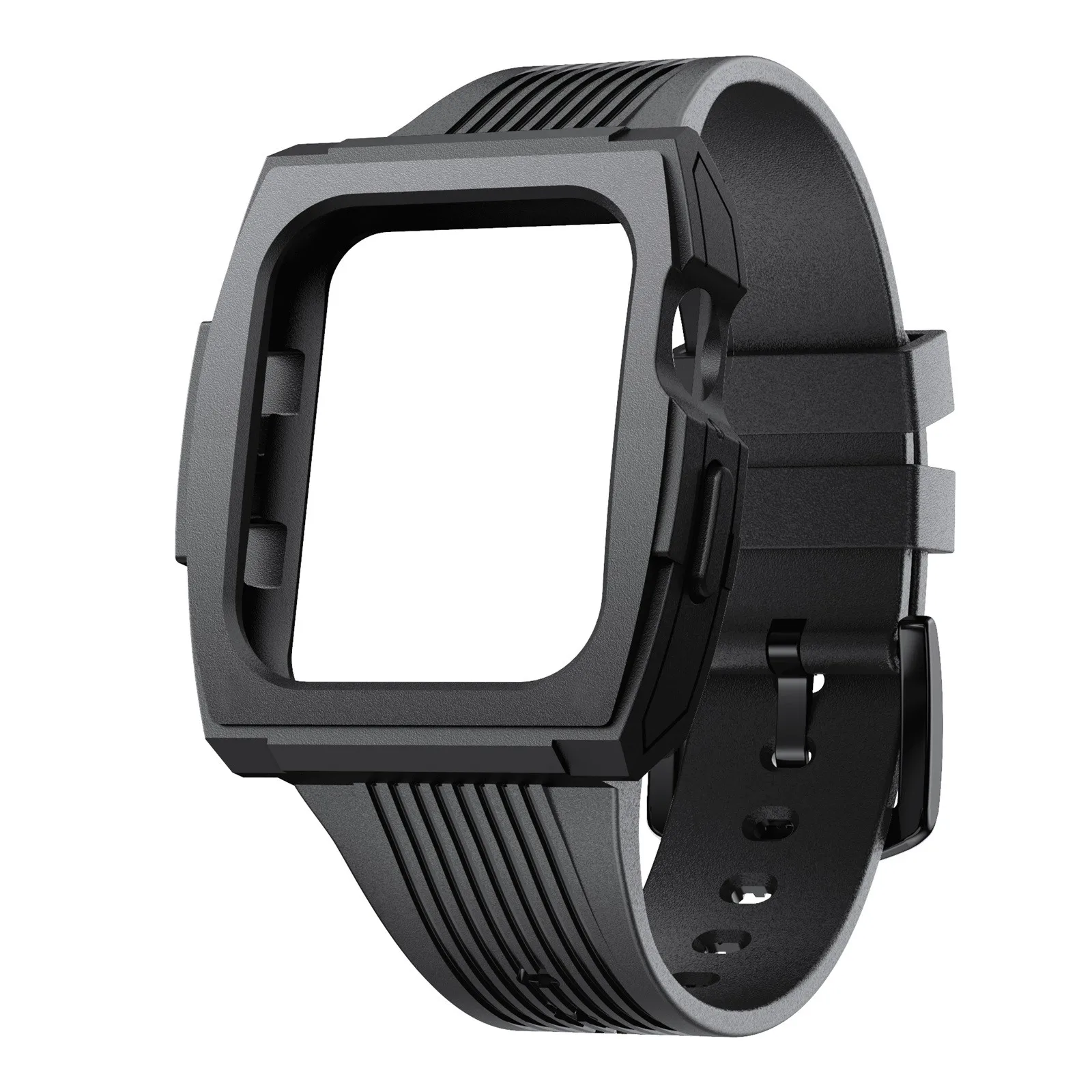 

Стандартный ремешок для Apple Watch 1/2/3/4/5/6, слитный подходящий ремешок (42 мм/44 мм, искусственная кожа)