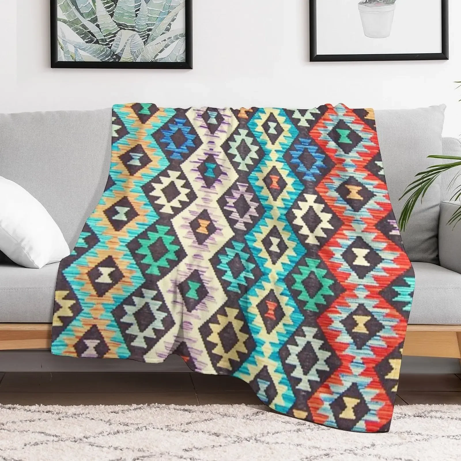 Турецкий шерстяной ковёр Kilim