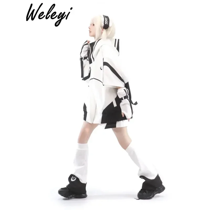 Милый японский модный костюм с шортами сезон весна-осень 2024 куртка марки Mine